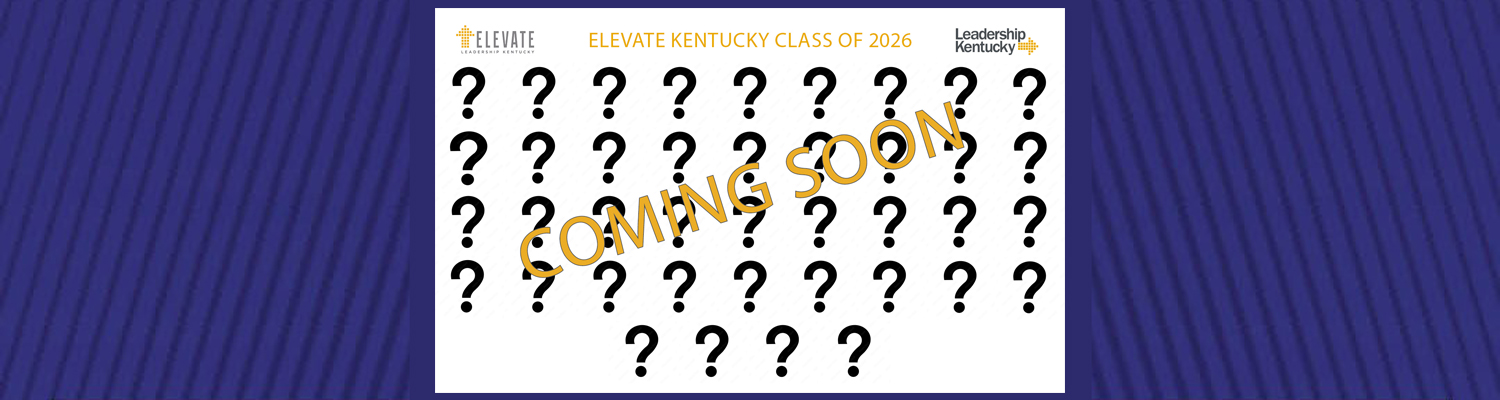 ELEVATE Class of 2026 COMING SOON